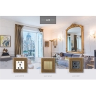  Công Tắc Ổ Cắm LACE Cổ điển mặt công tắc vuông ABE