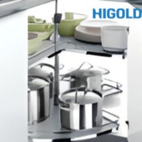 Mâm xoay 3/4 đáy gỗ 900mm – crom 101112 450MM – HIGOLD