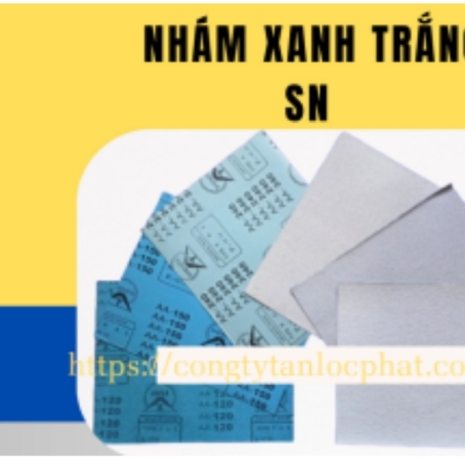 Giấy Nhám Xanh Trắng SN AA 120 - 400