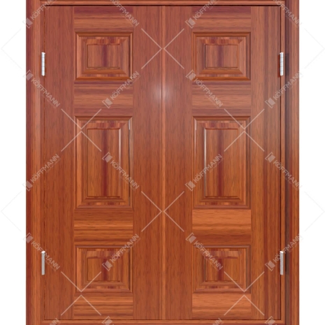 Cửa sổ thép vân gỗ 2 cánh KS-22.CS3