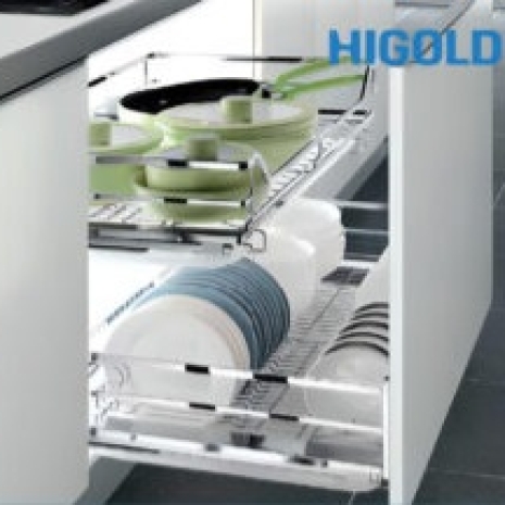 Rổ chén, dĩa diamond giảm chấn inox 304 301501 600MM – HIGOLD