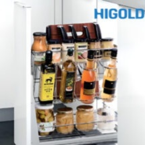 Kệ đựng gia vị ray giảm chấn inox 304 306021 350MM -HIGOLD