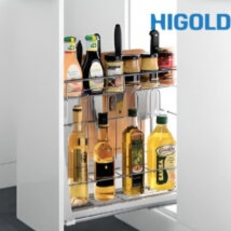 Kệ đựng gia vị ray giảm chấn inox 304 306031 300MM – HIGOLD