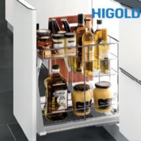 Kệ đựng gia vị ray giảm chấn inox 304 306041 400MM – HIGOLD