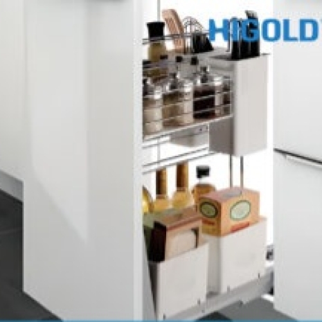 Kệ gia vị dụng god ray giảm chấn inox 304 306061 300MM- HIGOLD