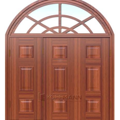 Cửa sổ thép vân gỗ KSV-32.CS3