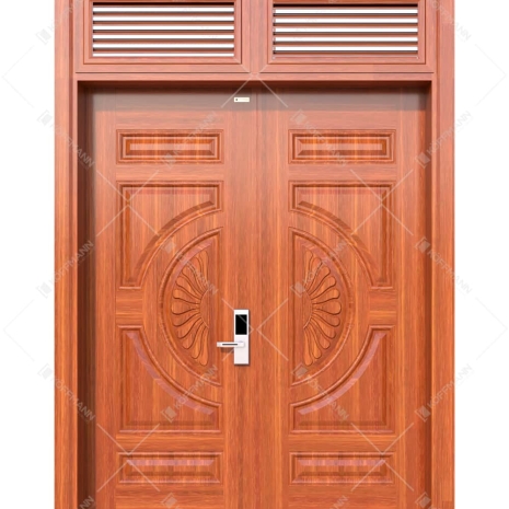 Cửa thép vân gỗ KG-22.01H.01H-2NC