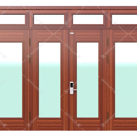 Cửa thép vân gỗ KG-42.K.K-4TK