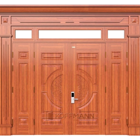 Cửa thép vân gỗ Luxury KL-41.01T.03A-3TK