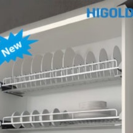 Kệ chén 2 tầng âm tủ inox 304 DRO 600SS 600MM – HIGOLD