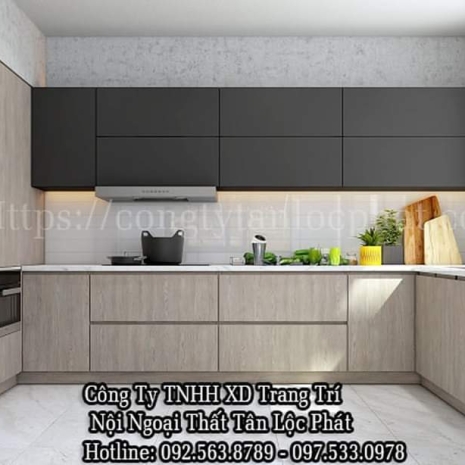 Tủ Bếp Đẹp Acrylic Cao Cấp Hiện Đại