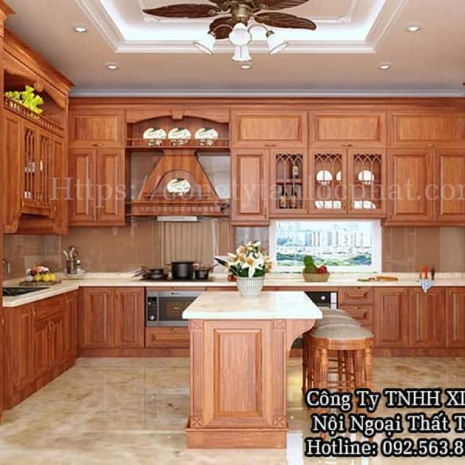 Tủ Bếp Hiện Đại Gỗ Công Nghiệp Cao Cấp