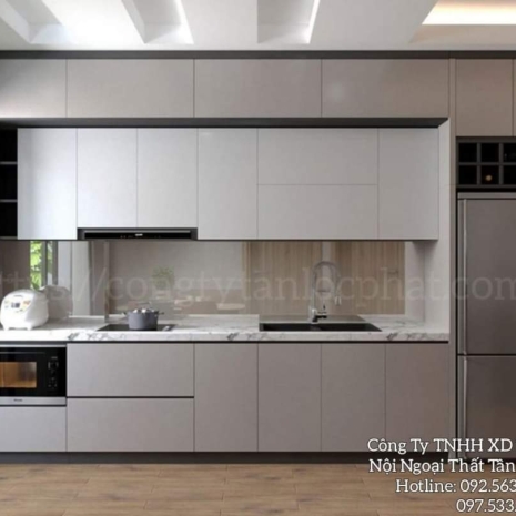 Tủ Bếp Cao Cấp Hiện Đại Mẫu Mới Nhất