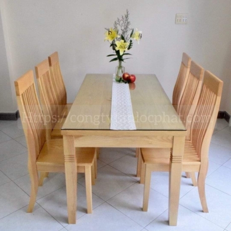 Bàn Ăn, Bàn Tiệc Cao Cấp 021 chất liệu gỗ hiện đại