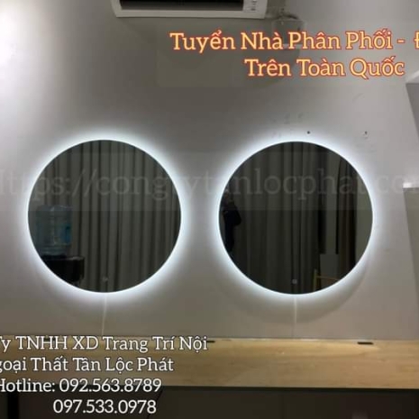 Gương Đèn LED Cảm Ứng 3 Màu Giá Rẻ Cao Cấp Chất Lượng 015