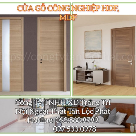 Cửa Gỗ Công Nghiệp HDF, MDF 029 Hiện Đại giá rẻ tại xưởng 