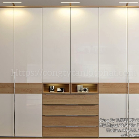 Tủ Quần  Áo Mẫu Mới Nhất Sang Trọng Hiện Nay Cao Cấp 004