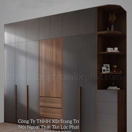 Tủ Quần Áo Mẫu Mới Sang Trọng  Hiện Đại 012