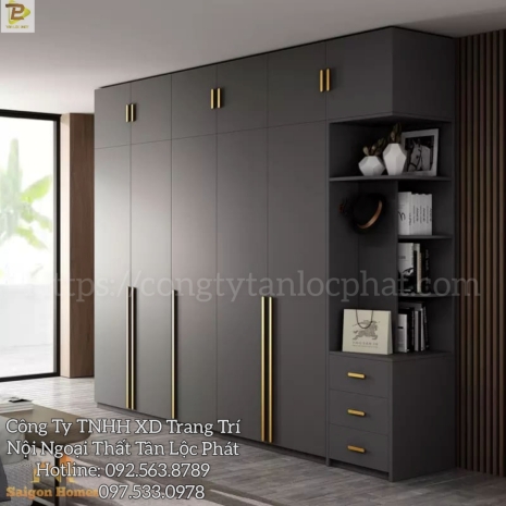 Tủ Quần Áo Mẫu Mới Cao Cấp Hiện Nay 014
