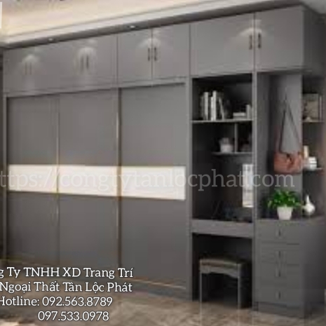 Tủ Quần Áo Mẫu Mới Cao Cấp Hiện Đại 013