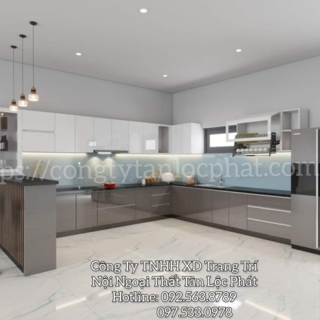 Tủ Bếp Đẹp Mẫu Mới Nhất Sang Trọng Hiện Đại 003