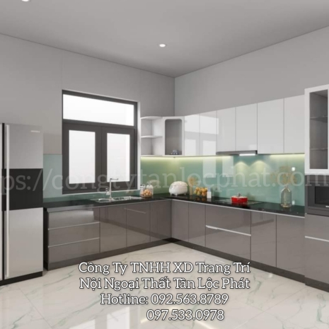 Tủ Bếp Đẹp Mẫu Mới Nhất Cao Cấp hiện nay 005