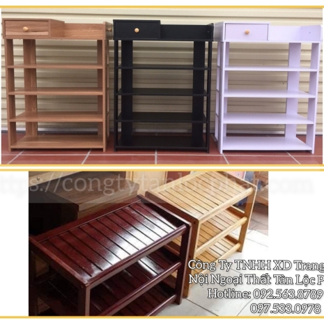 Kệ Gỗ Tầng Giày Dép 07 Hiện Đại Cao Cấp
