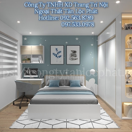 🏘️ Thiết Kế Phòng Ngủ BÉ TRAI  Mẫu 010 Theo Phong Cách Hiện Đại Mới Nhất