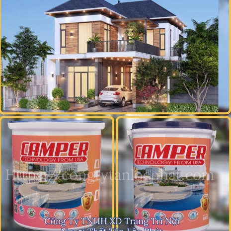 ⚜️ Sơn CAMPER Trang Trí Tập Đoàn Việt - Mỹ Công Nghệ Mới