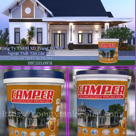 ⚜️ Sơn CAMPER Nội Thất  siêu  bóng CLASS ONE Tập Đoàn Việt - Mỹ Công Nghệ Mới