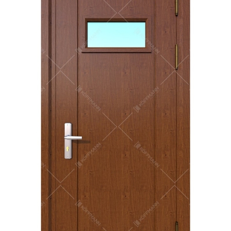 CỬA THÉP VÂN GỖ KG-1.28