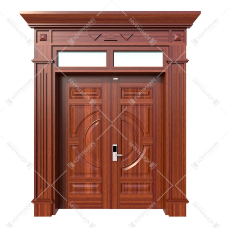 Cửa thép vân gỗ Luxury KL-22.01-2TK