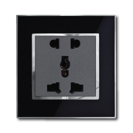 Ổ cắm đôi 3 chấu Mirror M1D-D3C