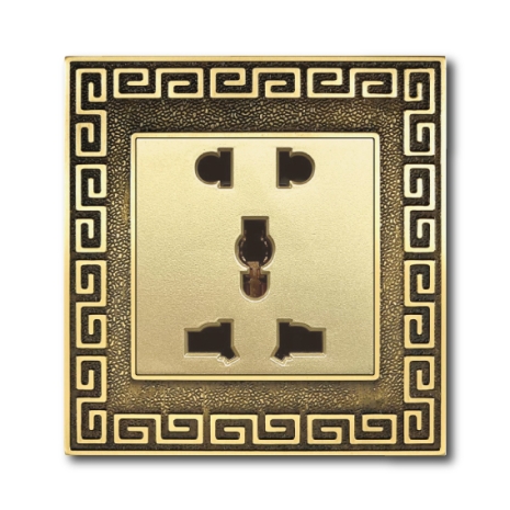 Ổ cắm đôi 3 chấu Palace  P1B-D3C