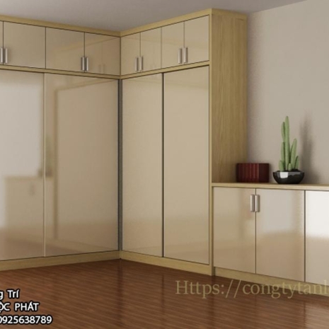 Tủ Quần Áo MDF Phối Vân Gỗ Cao Cấp