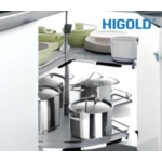 Mâm xoay 3/4 đáy gỗ 900mm – crom 101112 450MM – HIGOLD