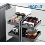 Kệ kéo 4 rổ nhôm xingfa 101148 900MM – HIGOLD