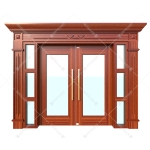 Cửa thép vân gỗ Luxury KLT-2VK