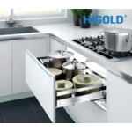 Kệ xoong bản bắt mặt hộc inox 304 303201 600MM – HIGOLD