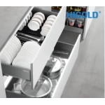 Kệ đựng chén, dĩa, muỗng nhôm xingfa 303354 700MM – HIGOLD