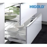 Rổ chén, dĩa diamond giảm chấn bắt mặt hộc inox 304 303502 700MM – HIGOLD