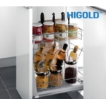 Kệ đựng gia vị ray giảm chấn inox 304 306051 450MM – HIGOLD