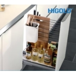 Kệ gia vị dụng god ray giảm chấn inox 304 306063 400MM – HIGOLD