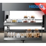 Kệ kéo thực phẩm 2 tầng nhôm xingfa 401281 600MM – HIGOLD