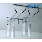 Kệ treo ly đôi inox 304 412031 – HIGOLD