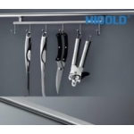 Thanh treo inox 201 – satin/ Kệ satin 6 móc treo 415042 – HIGOLD