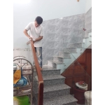 Cầu Thang Gỗ Kính Cường Lực 3 