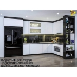 Tủ Bếp Hiện Đại Cao Cấp Acrylic Sang Trọng chữ L