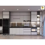 Tủ Bếp Acrylic Cao Cấp Sang Trọng Mẫu Mới Nhất