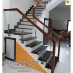 Cầu Thang Gỗ Cao Cấp Kính Cường Lực Chất Lượng
